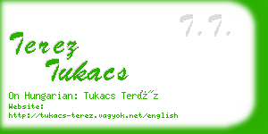 terez tukacs business card